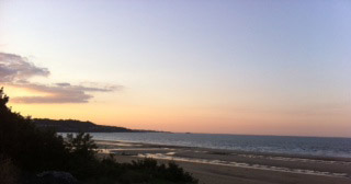 sunset in Devon