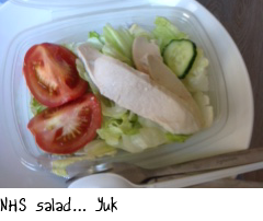 NHS Salad - yuk!