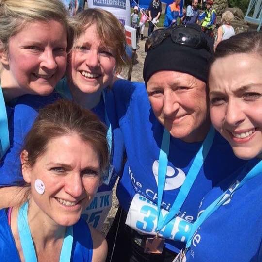Oldham 7k run 5 days after my chemo